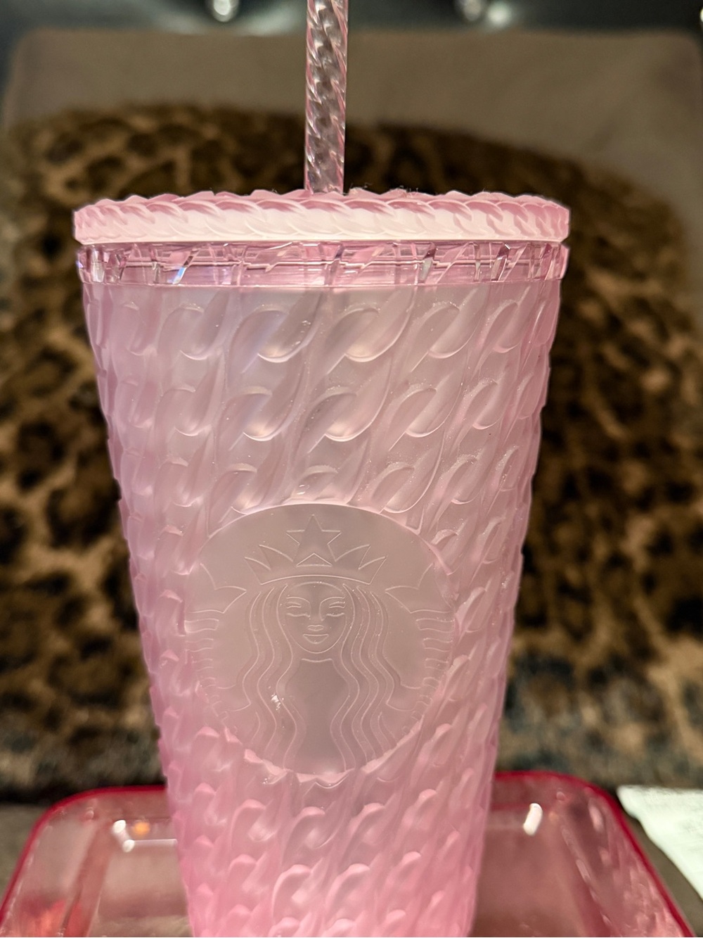 Frosted Pink Tumbler